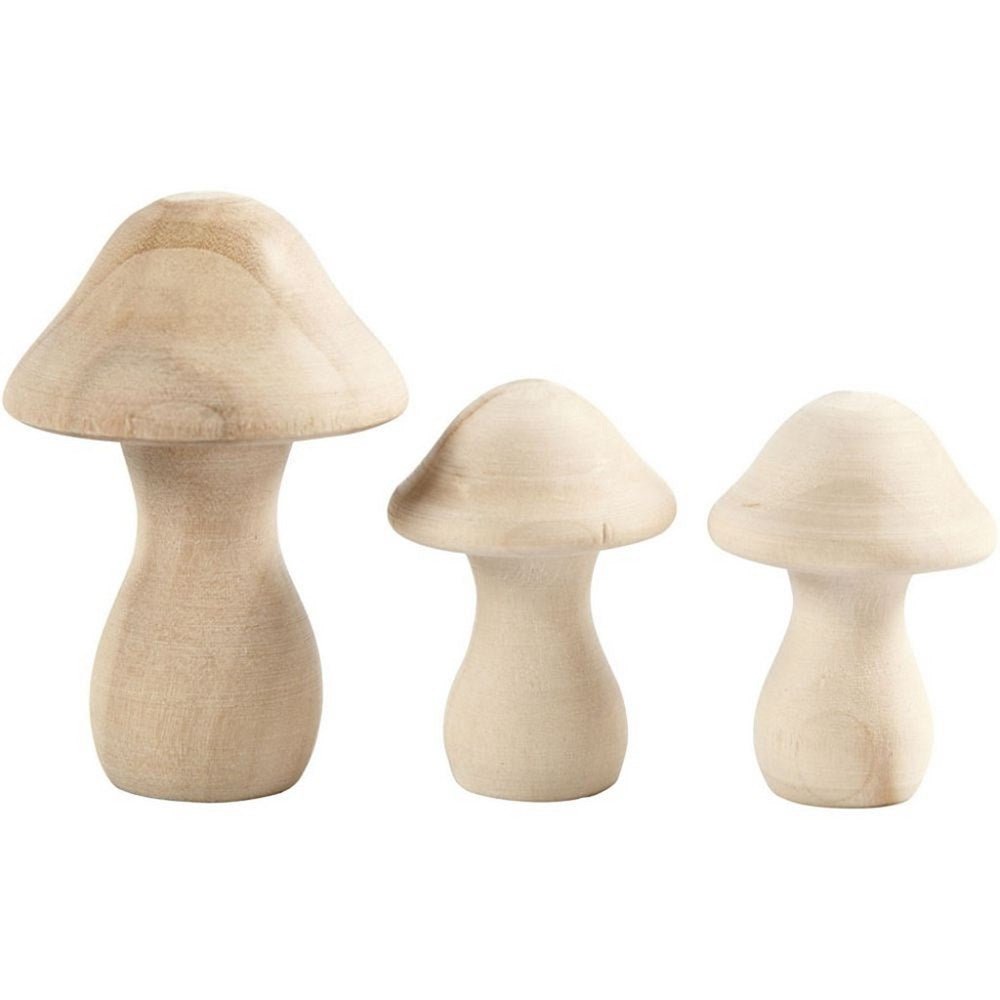 Wooden Mushrooms - ABC School Supplies