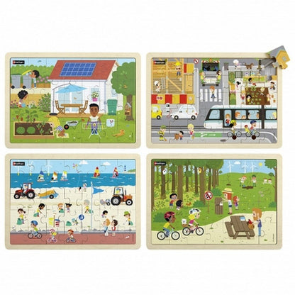 Wooden Puzzles - Eco - Citizens - ABC School Supplies