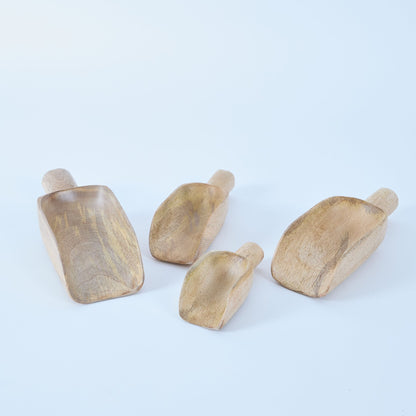 Wooden Scoops - Pack of 4 - ABC School Supplies