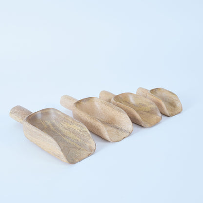 Wooden Scoops - Pack of 4 - ABC School Supplies