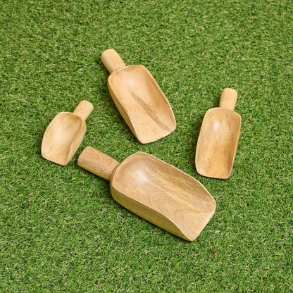 Wooden Scoops - Pack of 4 - ABC School Supplies