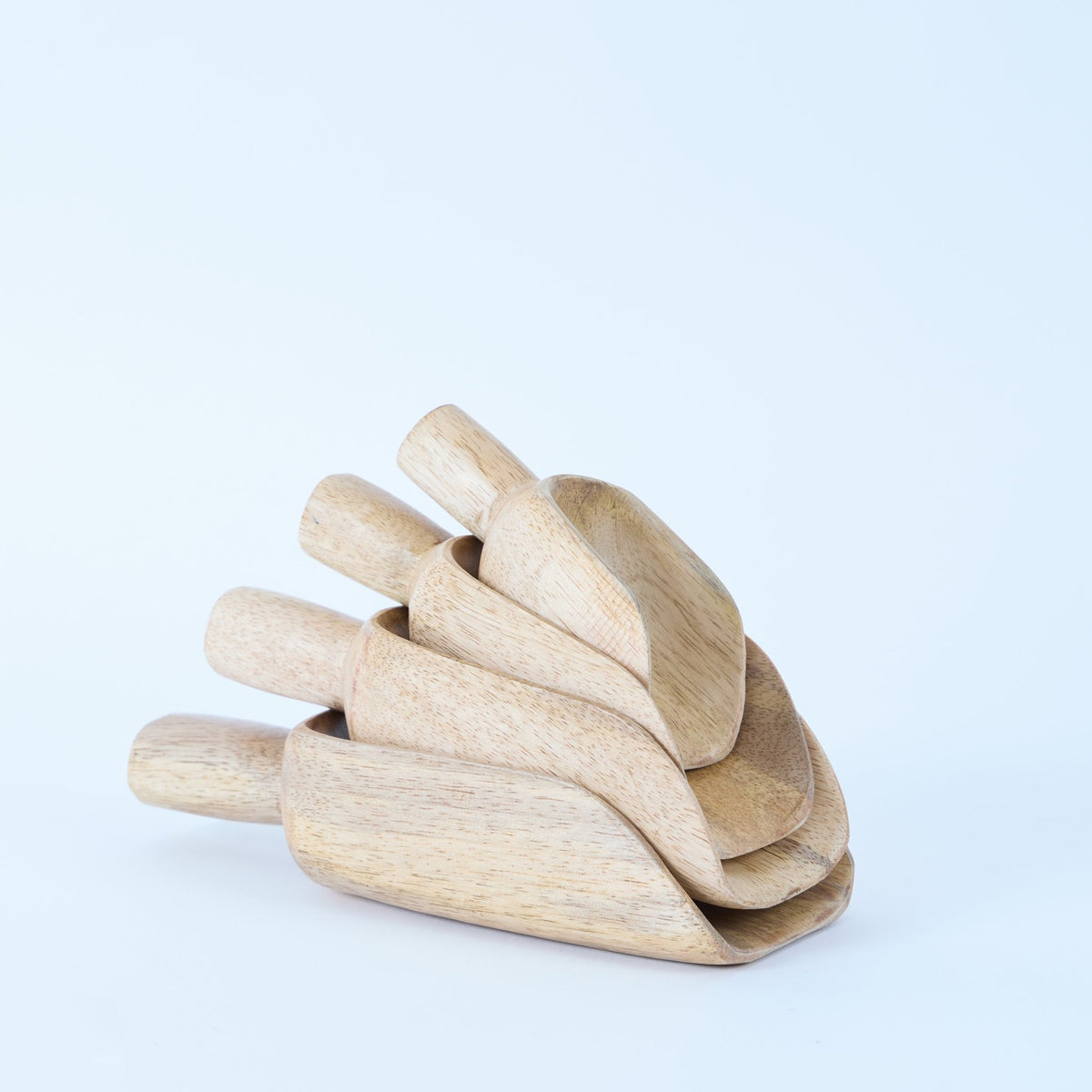 Wooden Scoops - Pack of 4 - ABC School Supplies