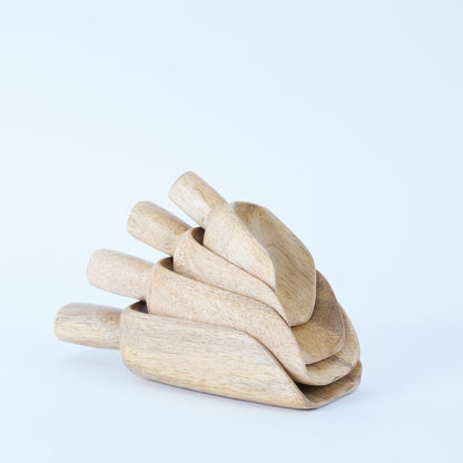 Wooden Scoops - Pack of 4 - ABC School Supplies