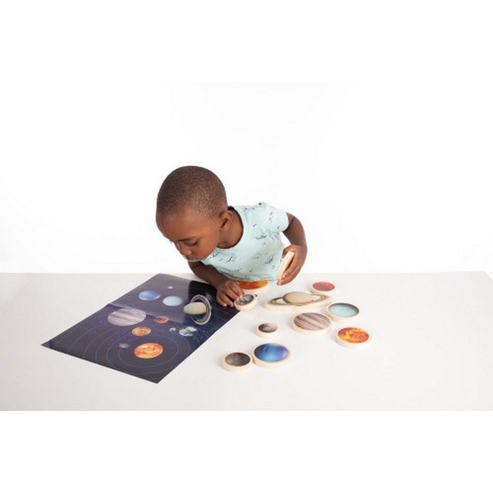 Wooden Solar System Discs - ABC School Supplies
