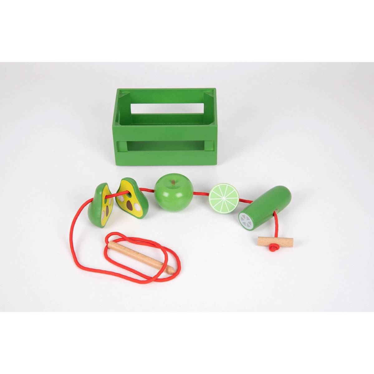 Wooden Sorting Fruit & Vegetable Crates - ABC School Supplies