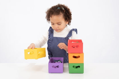 Wooden Sorting Fruit & Vegetable Crates - ABC School Supplies