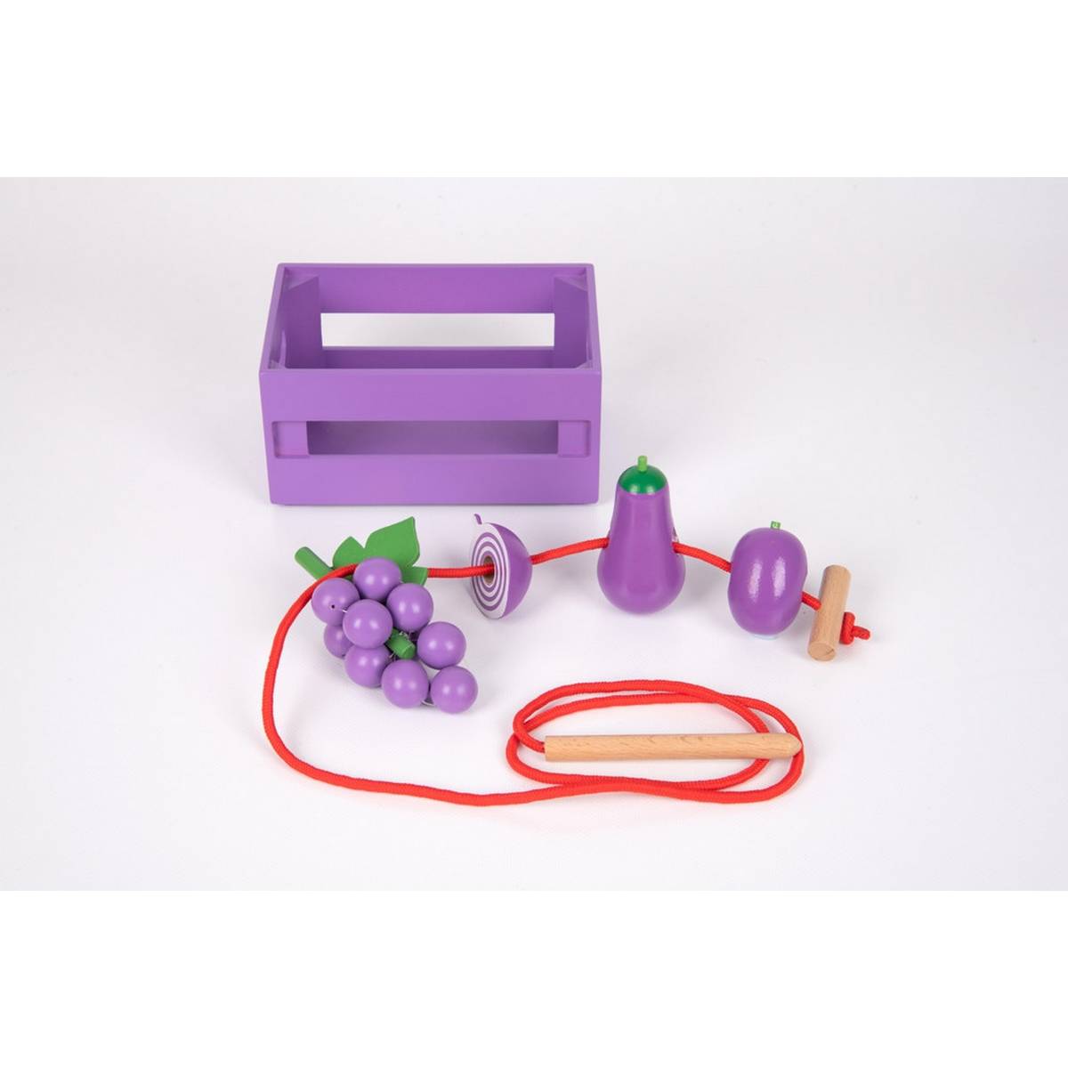 Wooden Sorting Fruit & Vegetable Crates - ABC School Supplies