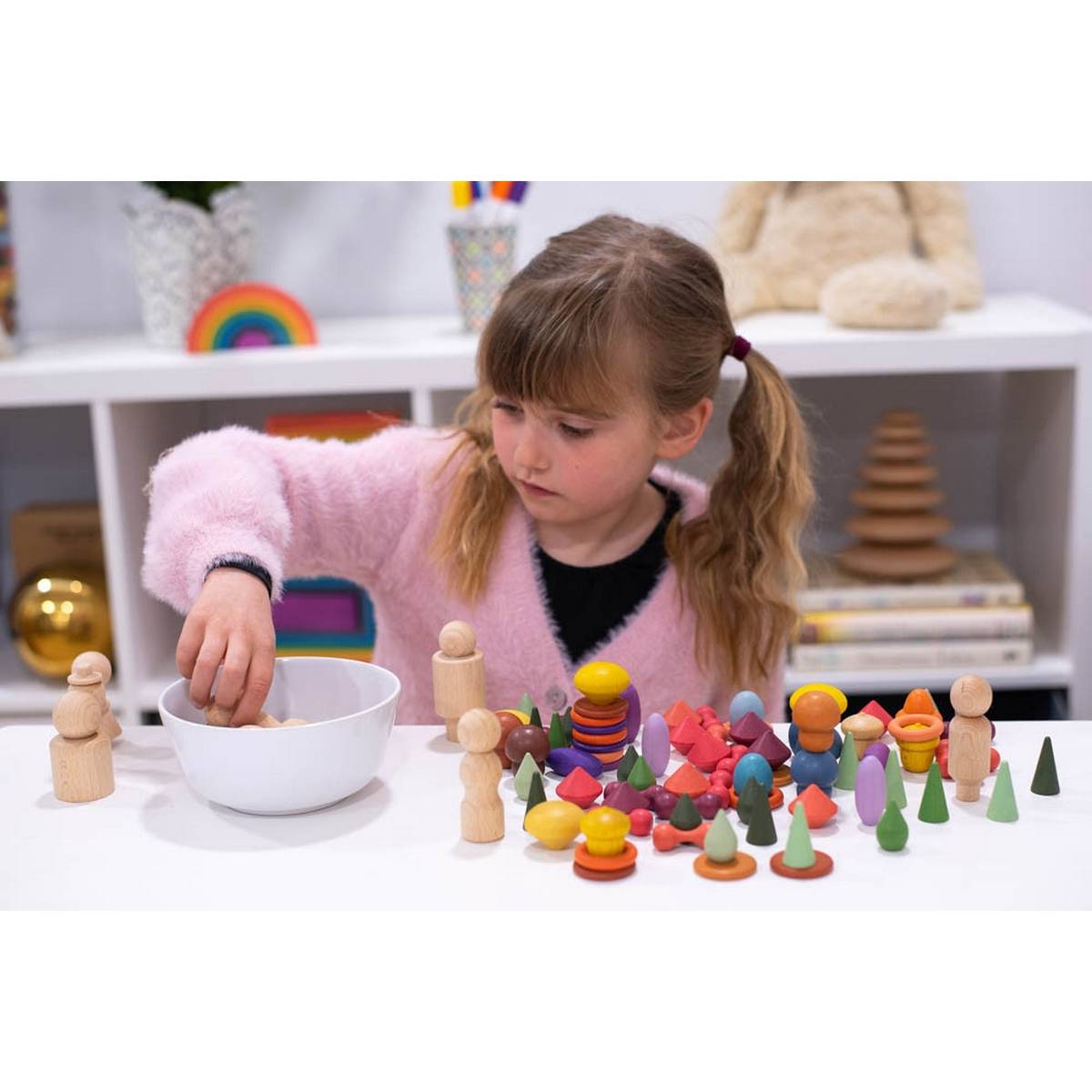 Wooden Treasures Super Set - ABC School Supplies
