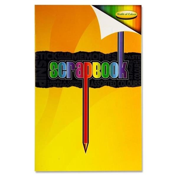World Of Colour 345X216Mm 32Pg Activity Scrapbook - ABC School Supplies