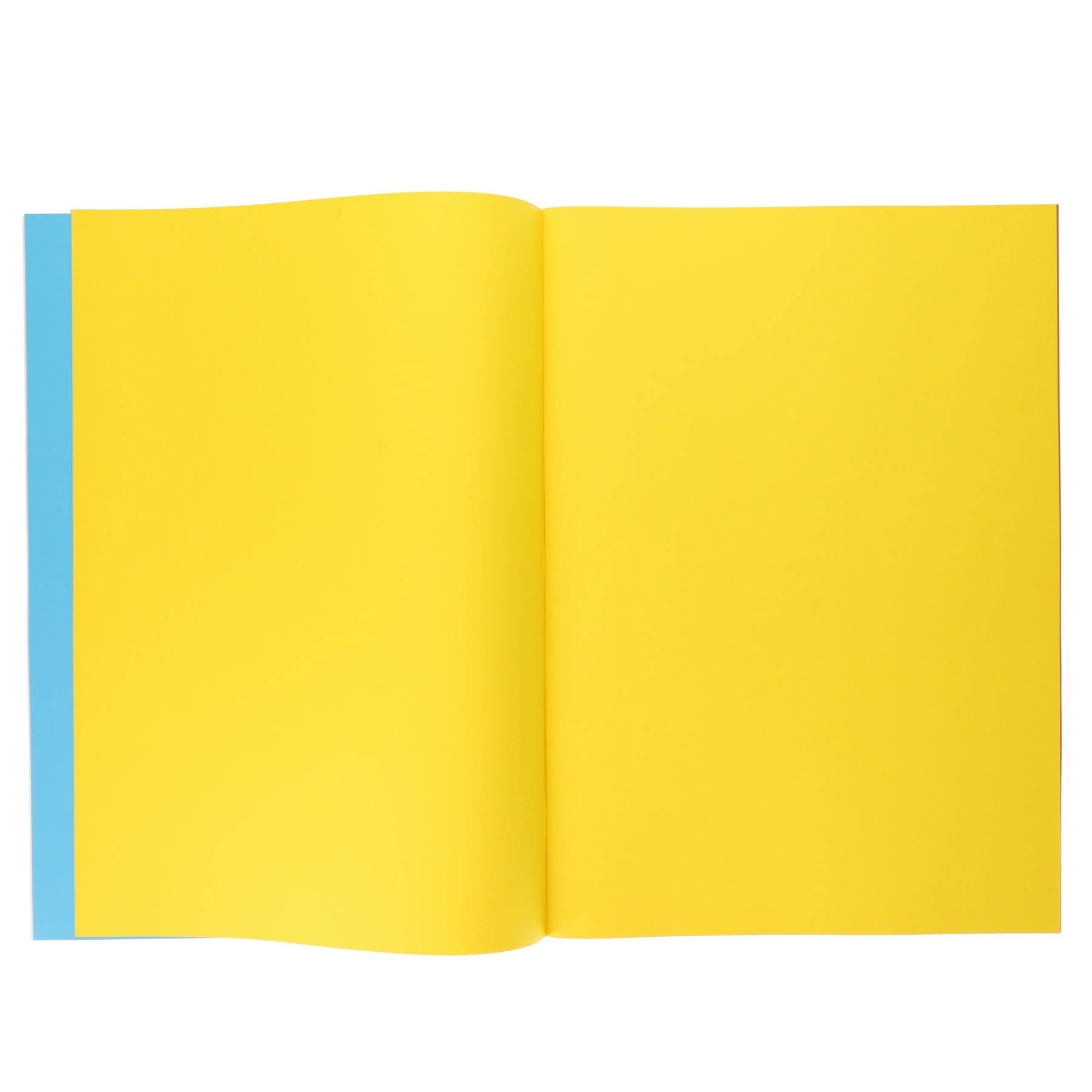 World Of Colour A3 Large 60 Page Coloured Scrap Book - ABC School Supplies