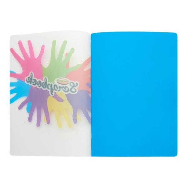 World Of Colour A4 60Pg Durable Cover Scrapbook 5 Asst Colour Pages - ABC School Supplies