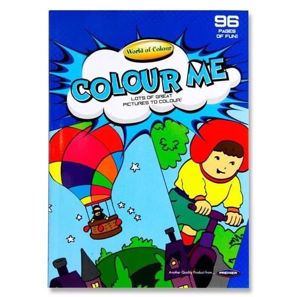 World Of Colour A4 96Pg Colour Fun Perforated Colouring Book - ABC School Supplies