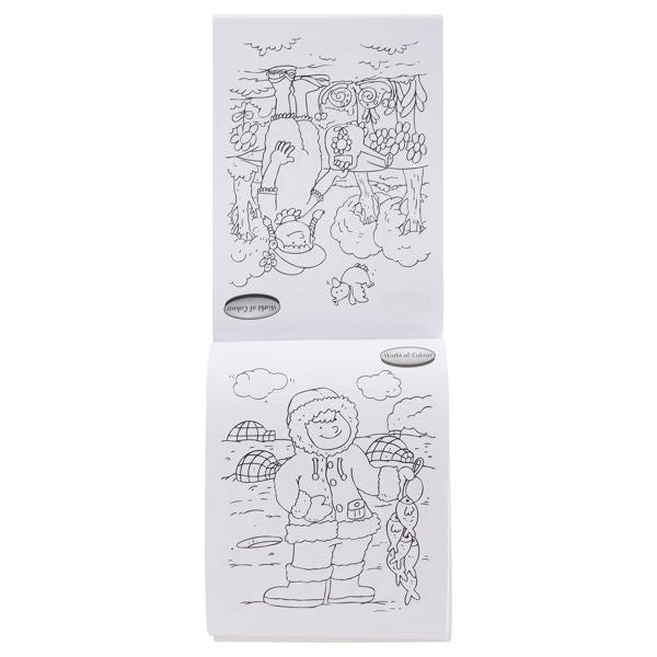 World Of Colour A5 96Pg Shoe Box Perforated My Little Colouring Book - ABC School Supplies