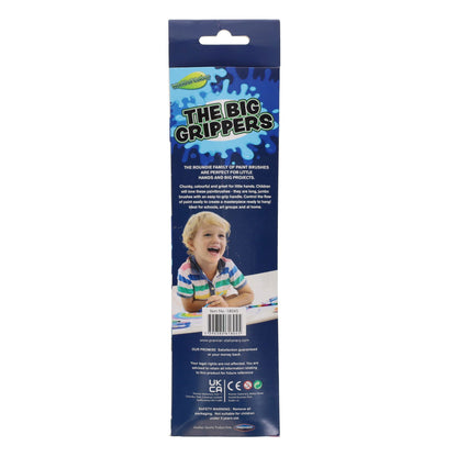 World Of Colour Big Grip Brush - Round Head Pack of 3 - ABC School Supplies