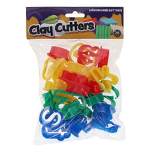 World Of Colour Clay Cutters - Lowercase Letters Pack Of 26 - ABC School Supplies