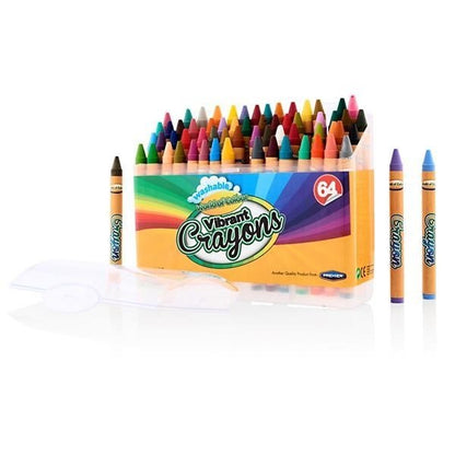 World of Colour Crayons Box of 64 - ABC School Supplies