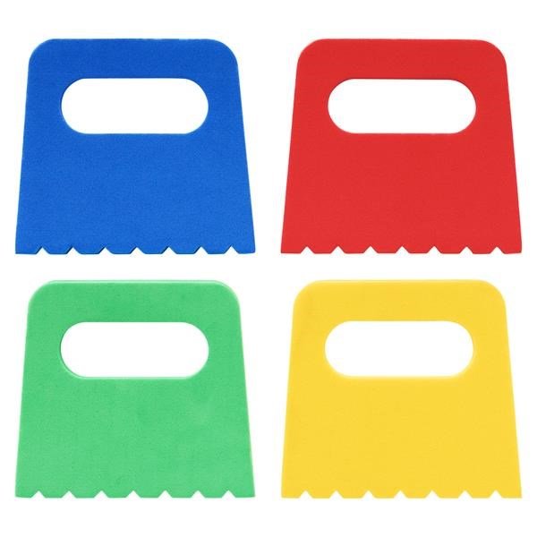 World Of Colour Paint And Sand Scrapers Set Of 4 - ABC School Supplies