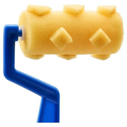 World of Colour Patterned Paint Rollers Set of 6 - ABC School Supplies