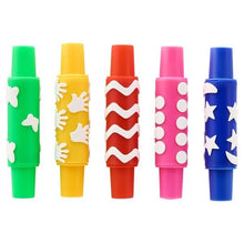 World Of Colour Patterned Rolling Pins Pack Of 5 - ABC School Supplies