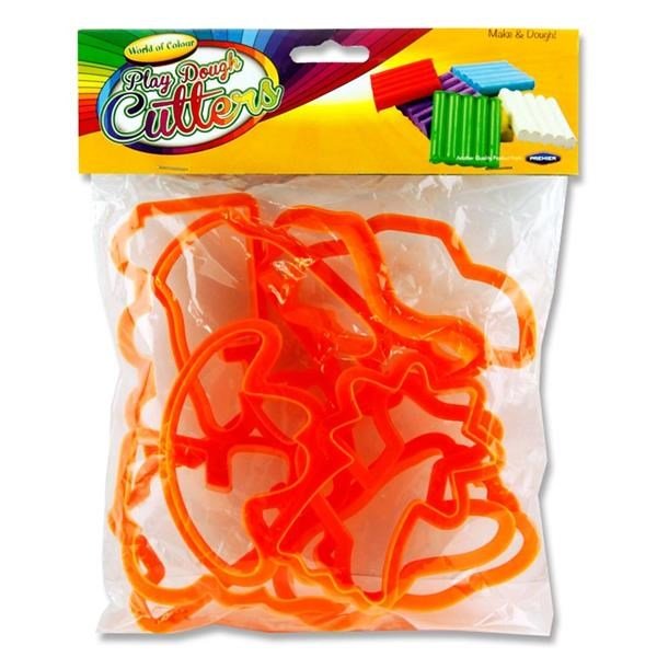 **World Of Colour Play Dough Cutters - Transport Pack Of 10 - ABC School Supplies