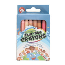 World Of Colour Skin Tone Crayons Pack Of 24 - ABC School Supplies