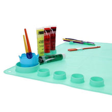 **World of Colour Washable Silicone Craft Mat 60X40Cm - Mint - ABC School Supplies