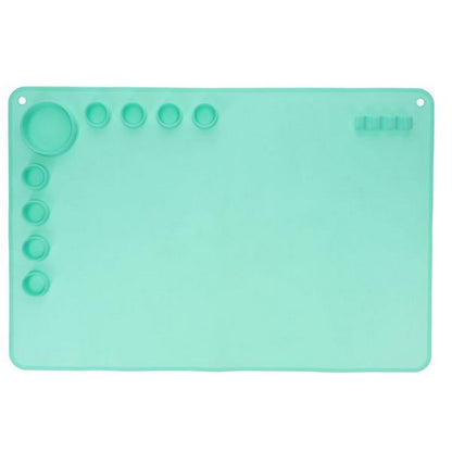 **World of Colour Washable Silicone Craft Mat 60X40Cm - Mint - ABC School Supplies