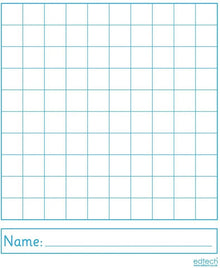 Write And Wipe Number Square Whiteboards Pack Of 10 - ABC School Supplies