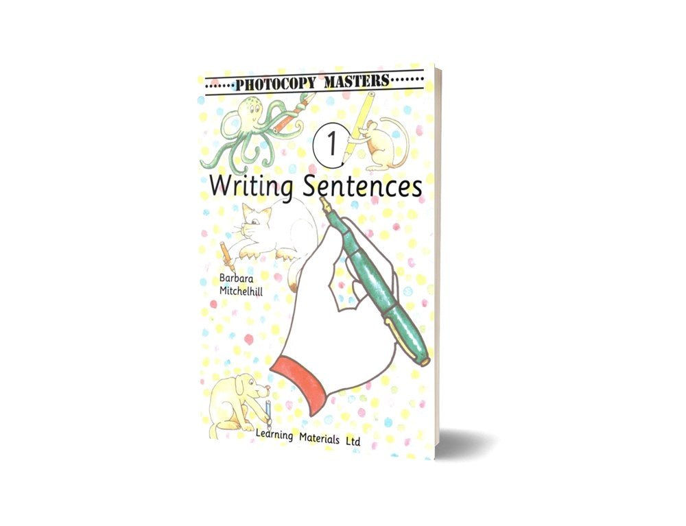 Writing Sentences: Book 1 - ABC School Supplies