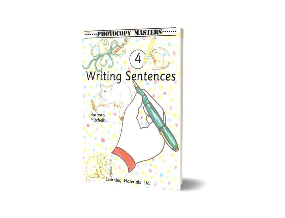 Writing Sentences: Book 4 - ABC School Supplies