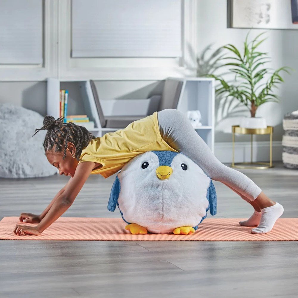 Yoga Ball Buddy with BubblePlush™ (Penguin) - ABC School Supplies