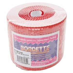 Scalloped Bordette - Flame