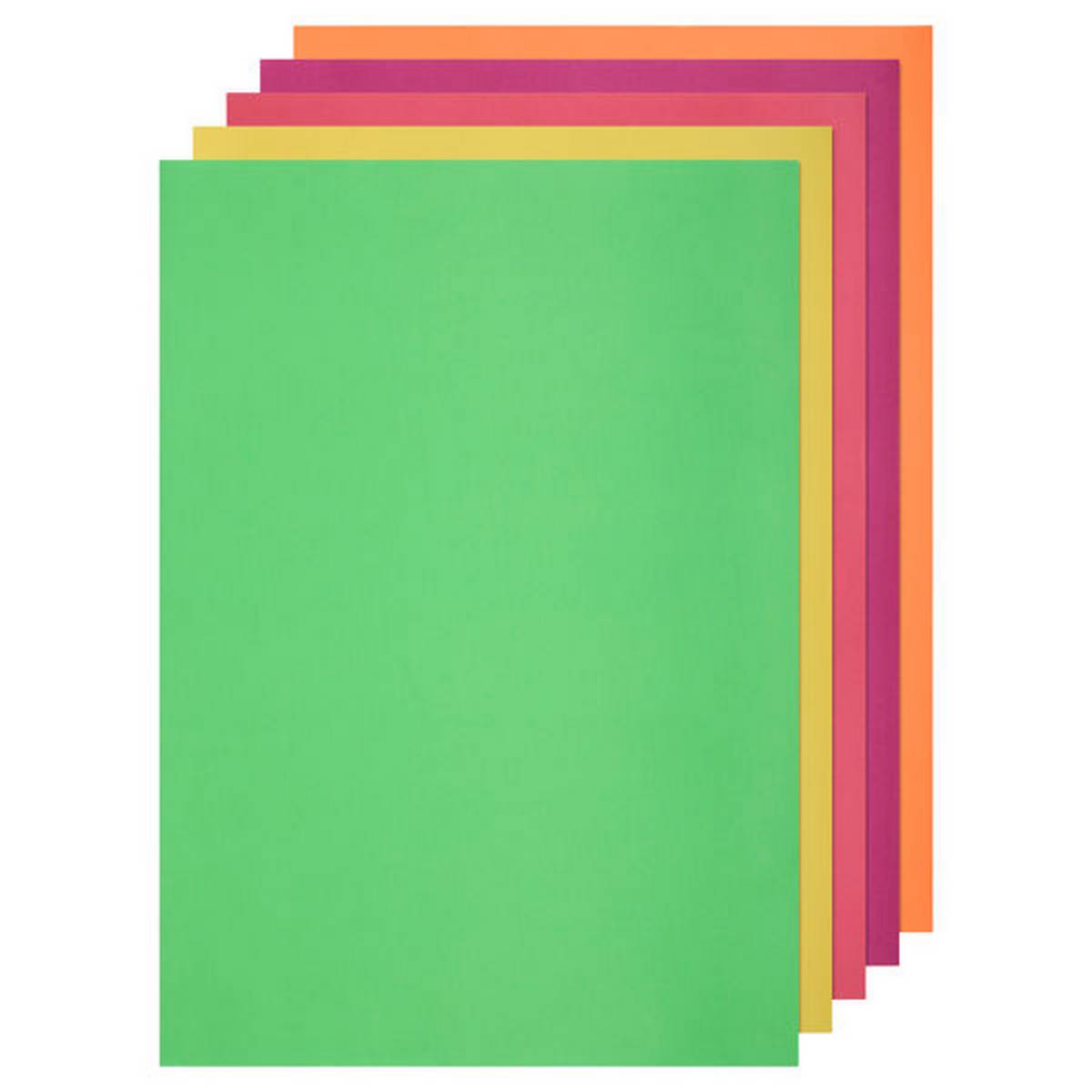 A2 160g Fluorescent Neon Card (Pack of 20) – ABC School Supplies