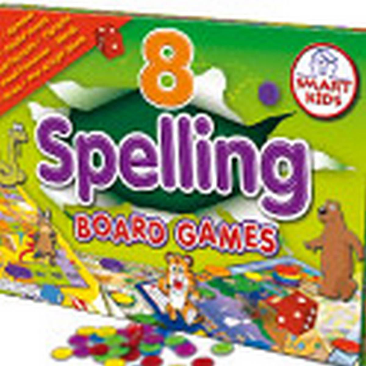 Spelling Board Games Level 1 Set of 8