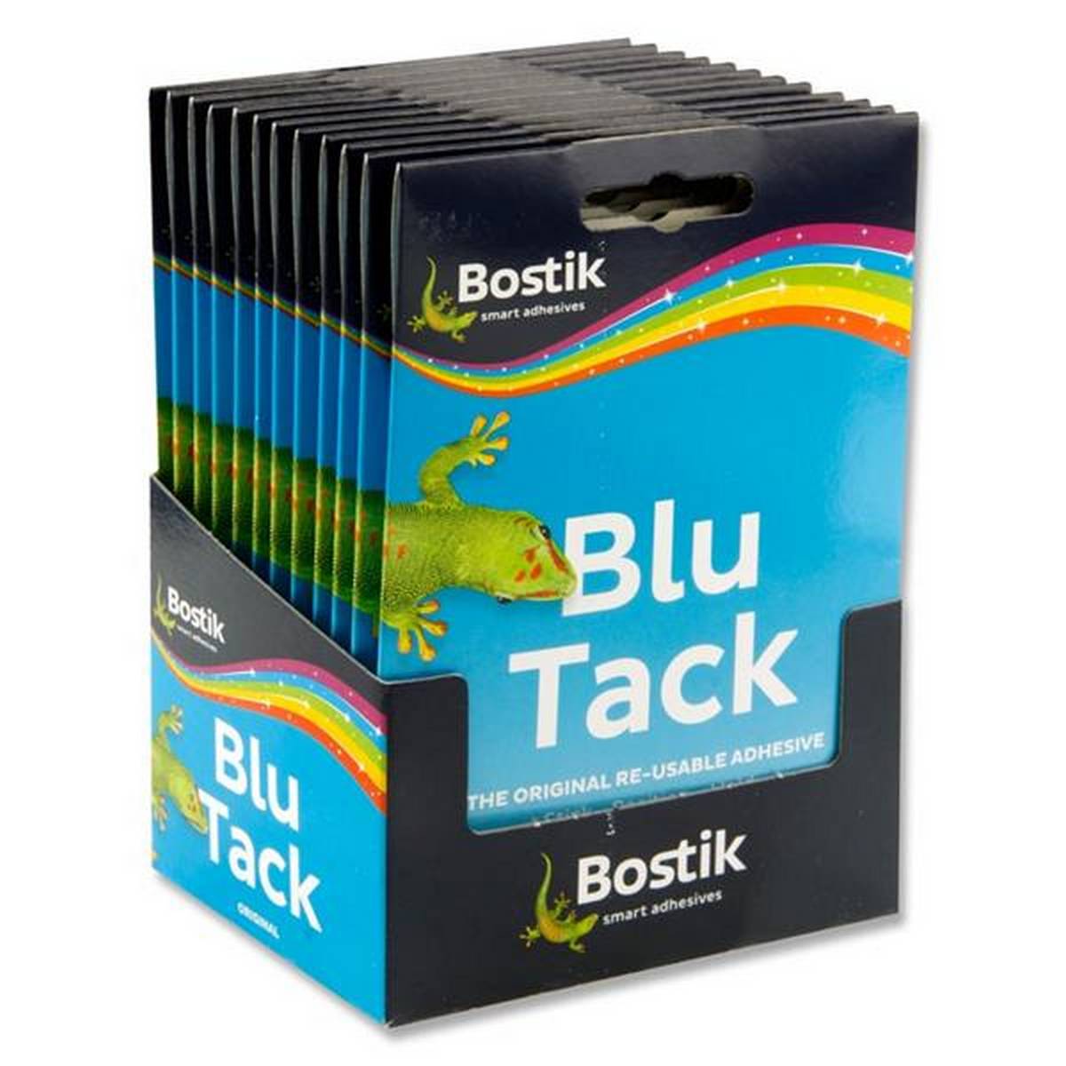  1x Blu Tack Original Reutilizable Adhesivo Bostick Blue Tac  Pack Home Office Uso Nuevo : Productos de Oficina