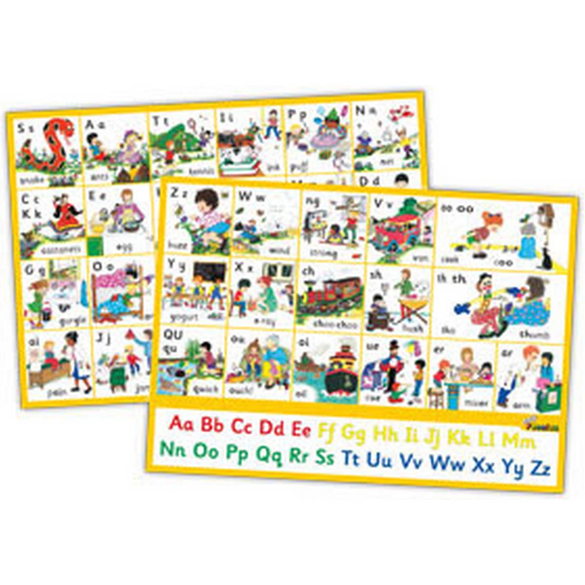 Jolly Phonics Letter Sound Wall Charts (Print Edition)