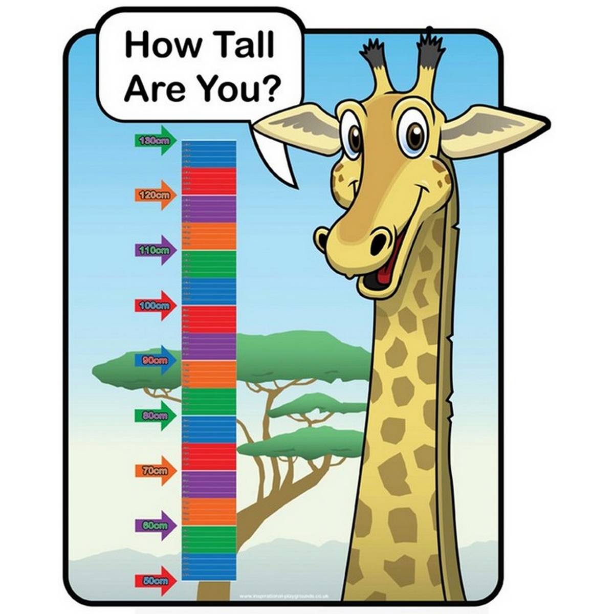Height Chart - Giraffe