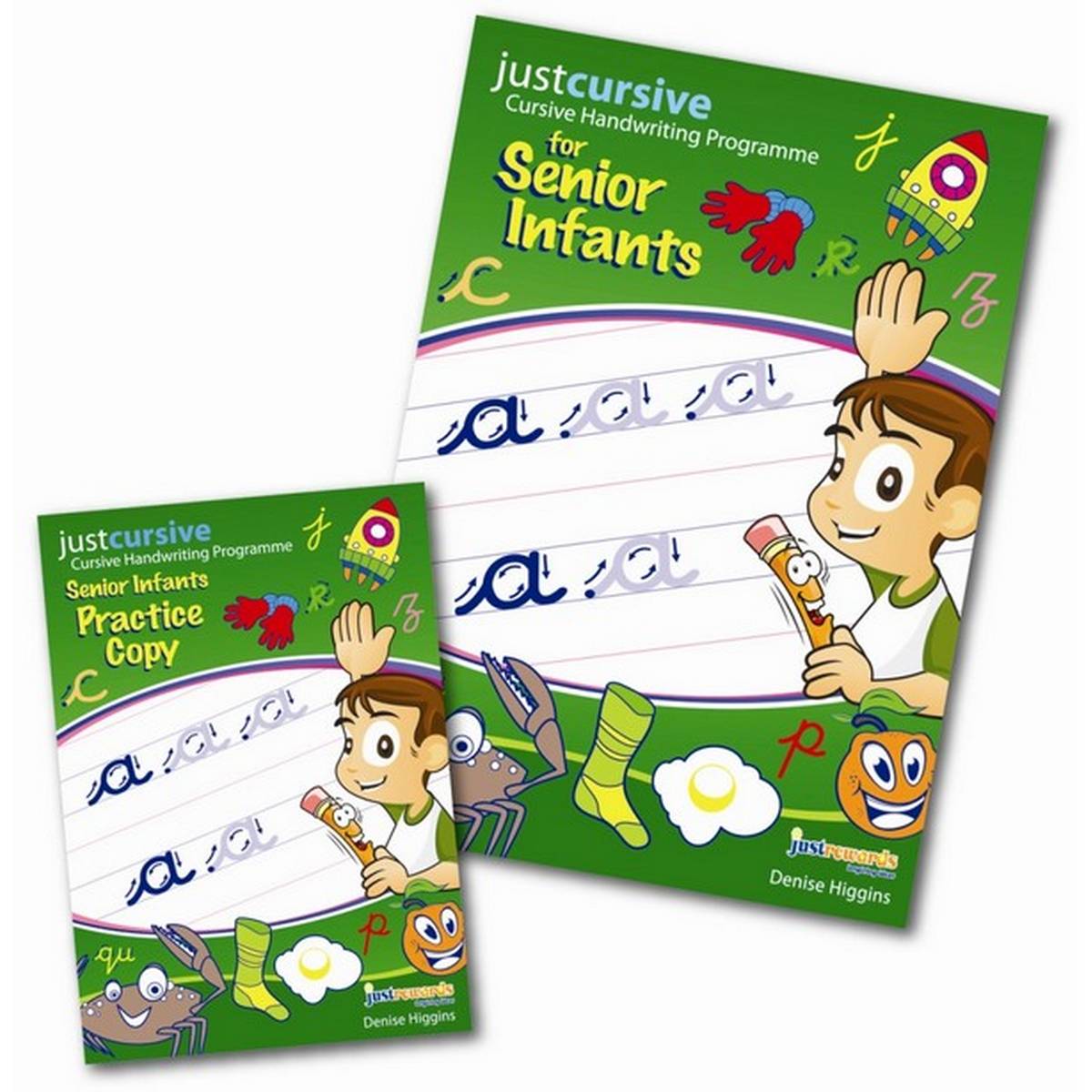 Just Cursive Handwriting Senior Infants (Book & Practice Copy Set) – ABC  School Supplies