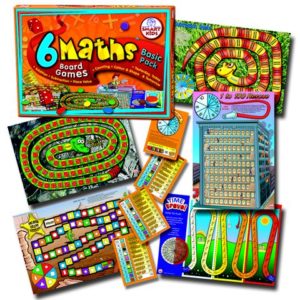 Maths Board Games Basic Pack Ages 3-6 Set of 6