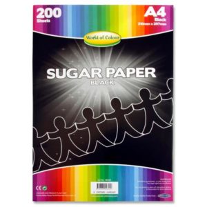 A4 Activity Paper Black (Pack of 200 sheets)