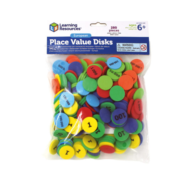 Learning Resources Place Value Disks Set Of 280 Abc School Supplies