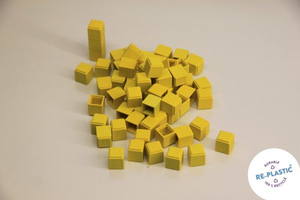 Base Ten - Plastic, Unit Cubes, Pack of 100