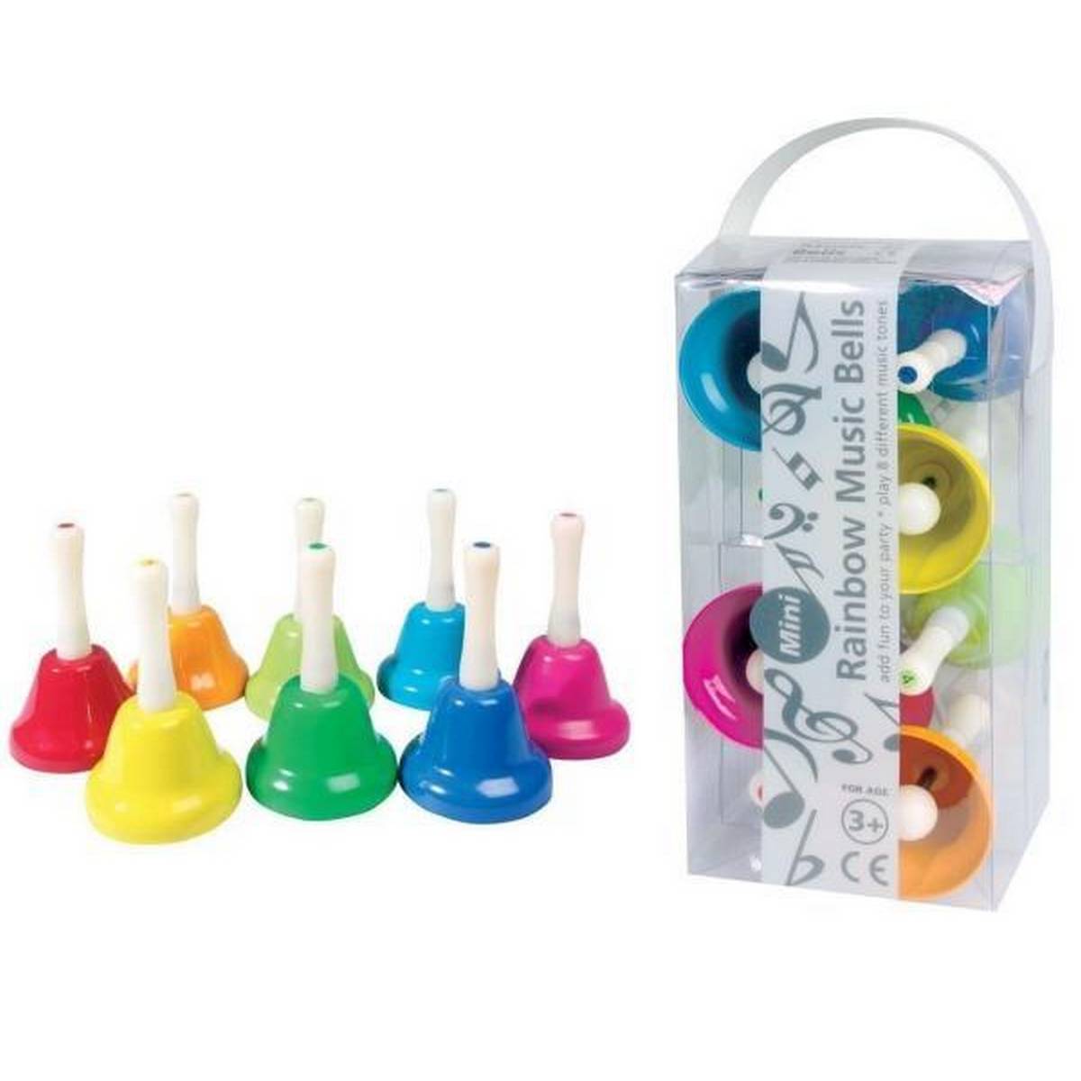 Rainbow Music Hand Bells Set of 8