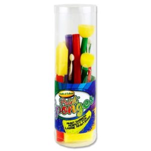 Sponge Dabbers Paintbrushes Tube of 10