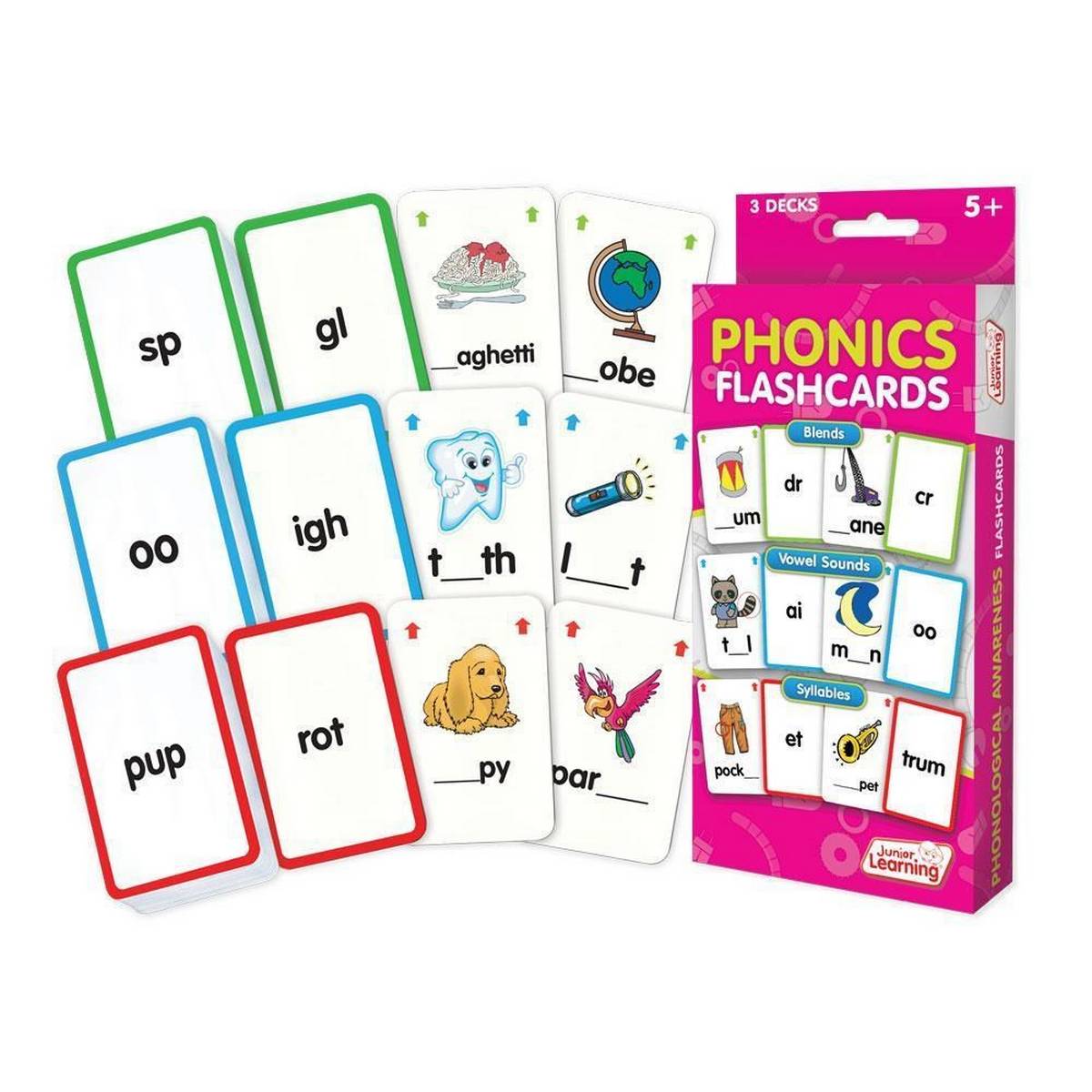 Phonic Flashcards Abc School Supplies