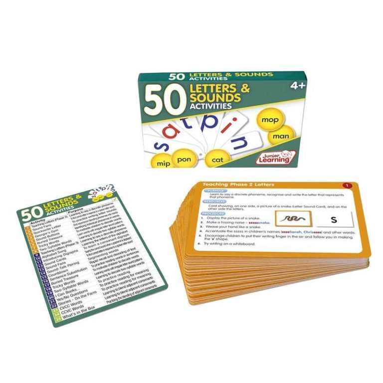 50 Letters And Sounds Activities ABC School Supplies